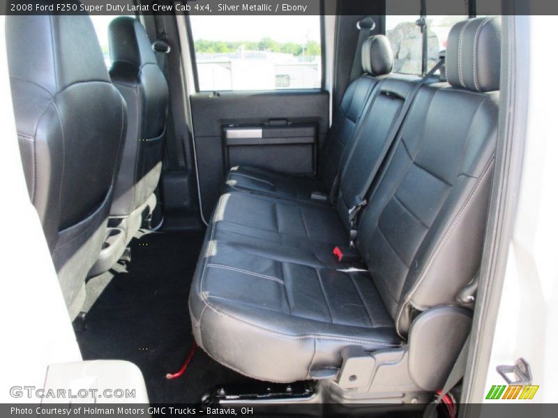 Silver Metallic / Ebony 2008 Ford F250 Super Duty Lariat Crew Cab 4x4