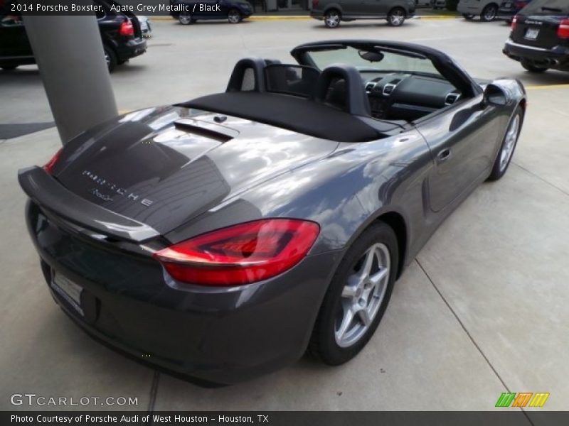 Agate Grey Metallic / Black 2014 Porsche Boxster