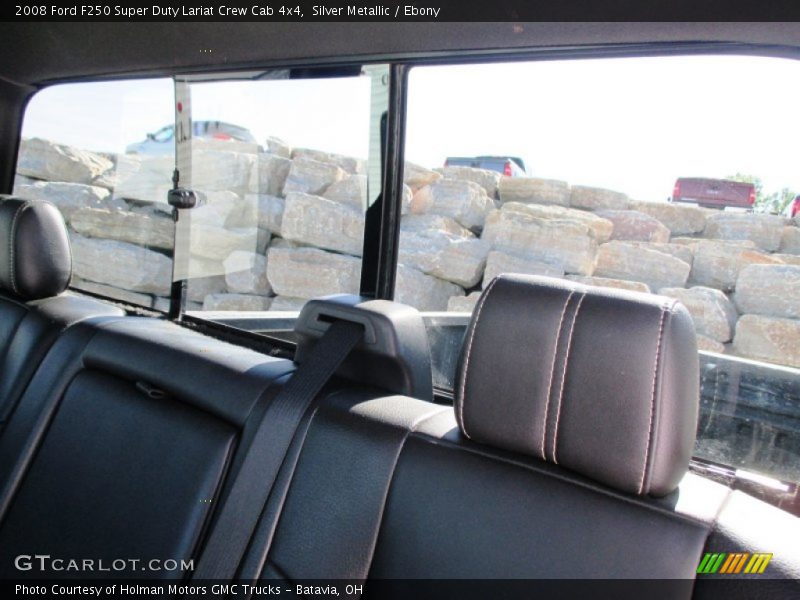Silver Metallic / Ebony 2008 Ford F250 Super Duty Lariat Crew Cab 4x4