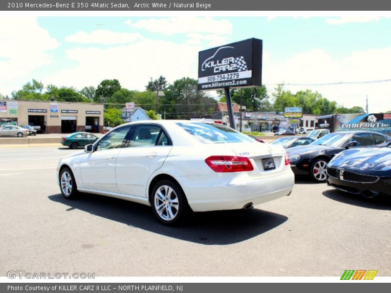 Arctic White / Natural Beige 2010 Mercedes-Benz E 350 4Matic Sedan