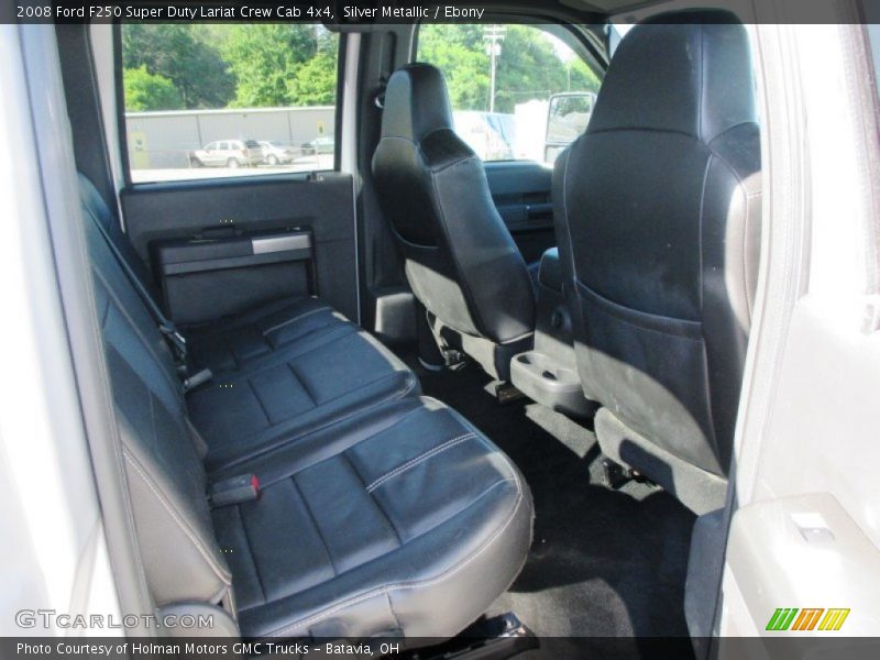 Silver Metallic / Ebony 2008 Ford F250 Super Duty Lariat Crew Cab 4x4
