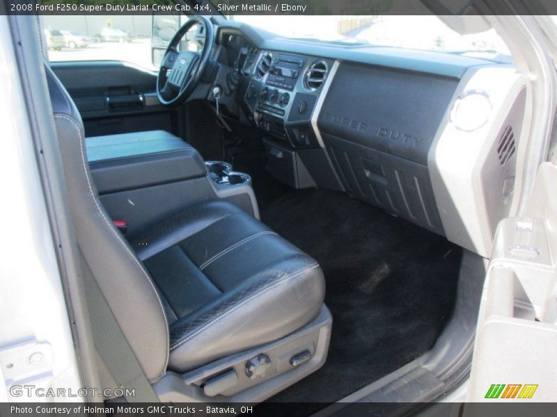 Silver Metallic / Ebony 2008 Ford F250 Super Duty Lariat Crew Cab 4x4