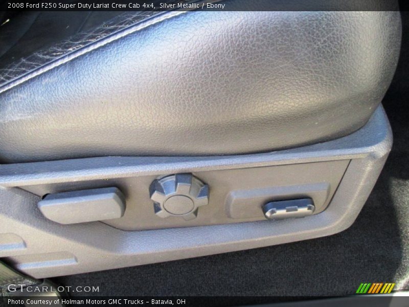 Silver Metallic / Ebony 2008 Ford F250 Super Duty Lariat Crew Cab 4x4