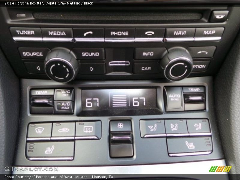 Controls of 2014 Boxster 