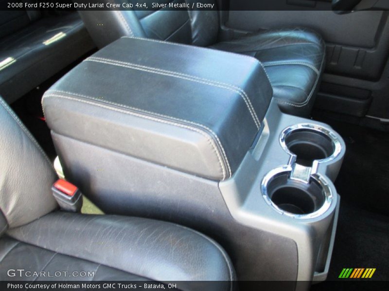 Silver Metallic / Ebony 2008 Ford F250 Super Duty Lariat Crew Cab 4x4
