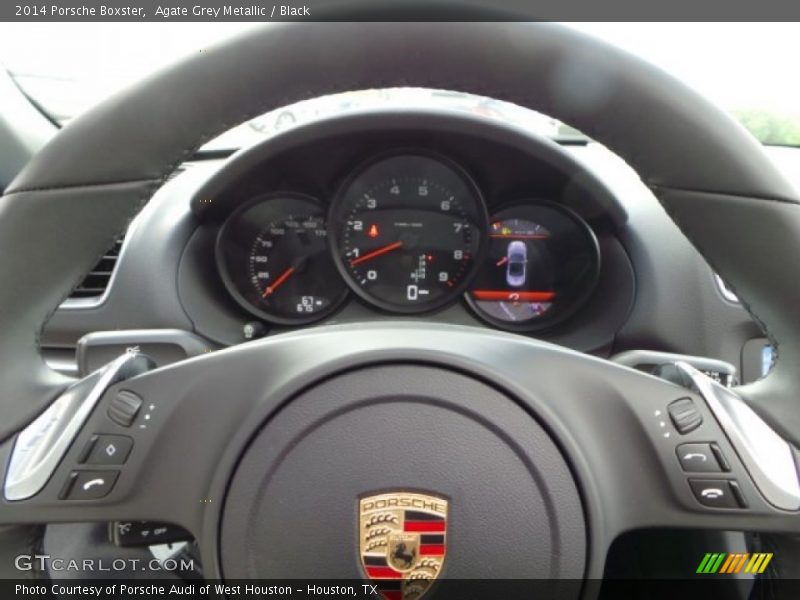 Agate Grey Metallic / Black 2014 Porsche Boxster