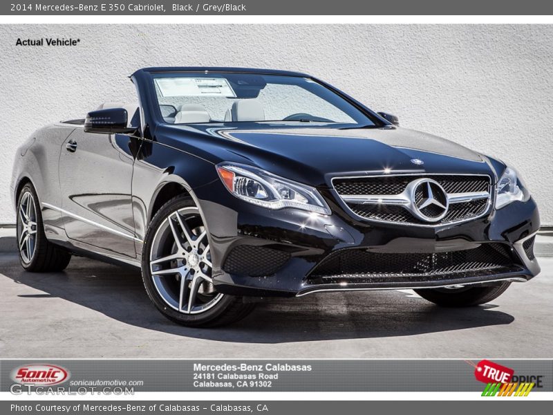 Black / Grey/Black 2014 Mercedes-Benz E 350 Cabriolet