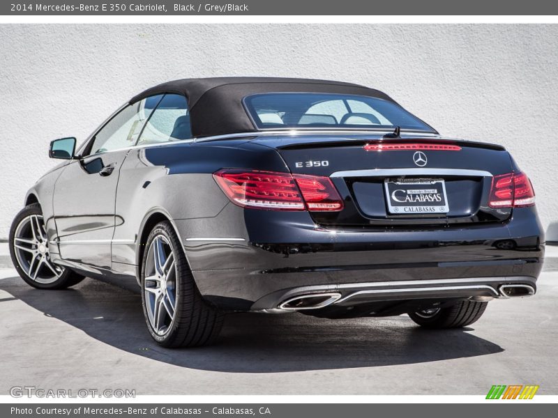 Black / Grey/Black 2014 Mercedes-Benz E 350 Cabriolet