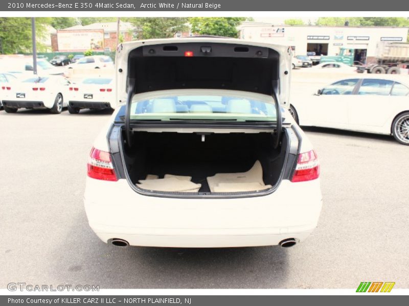 Arctic White / Natural Beige 2010 Mercedes-Benz E 350 4Matic Sedan