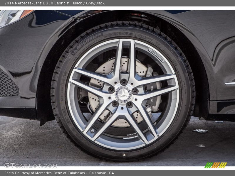 Black / Grey/Black 2014 Mercedes-Benz E 350 Cabriolet