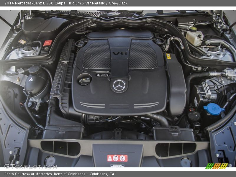 Iridium Silver Metallic / Grey/Black 2014 Mercedes-Benz E 350 Coupe