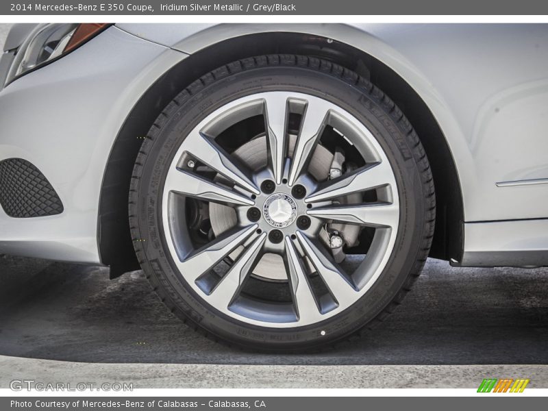 Iridium Silver Metallic / Grey/Black 2014 Mercedes-Benz E 350 Coupe