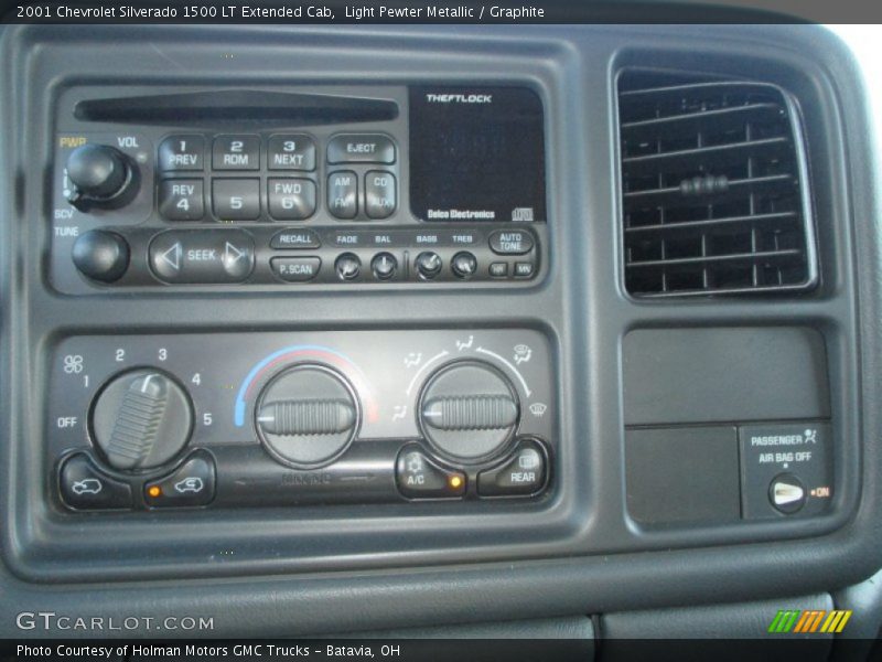 Light Pewter Metallic / Graphite 2001 Chevrolet Silverado 1500 LT Extended Cab