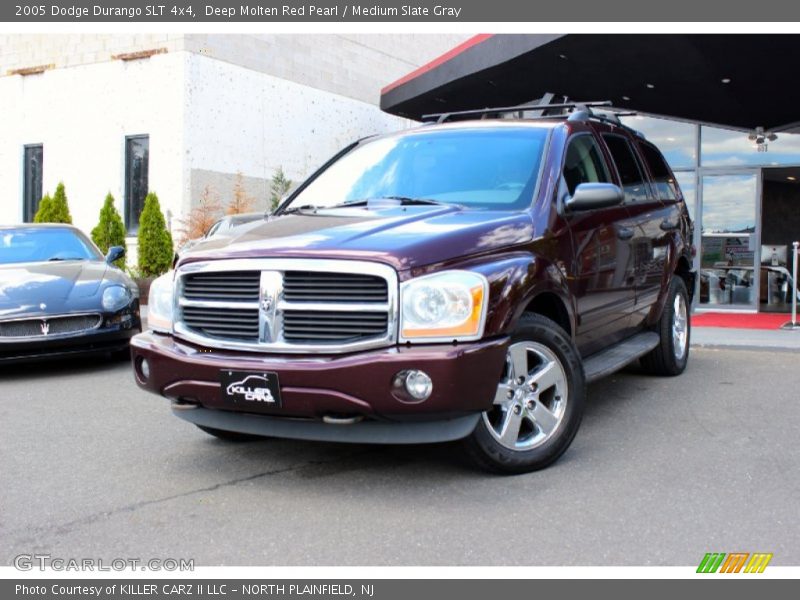 Deep Molten Red Pearl / Medium Slate Gray 2005 Dodge Durango SLT 4x4