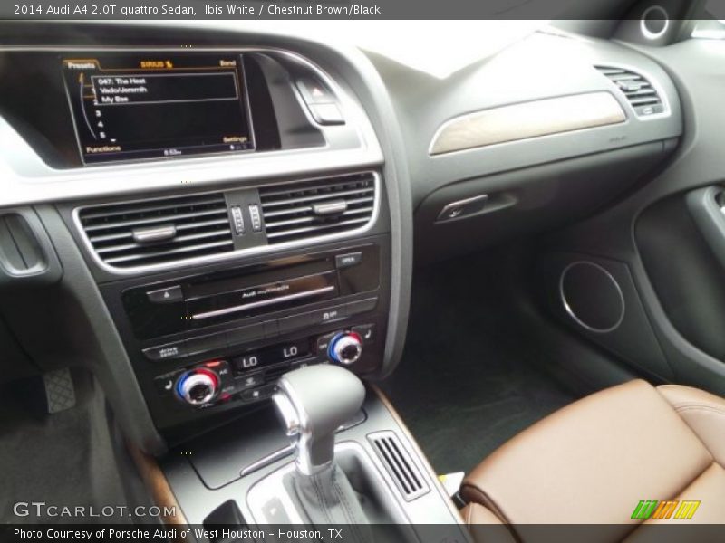 Ibis White / Chestnut Brown/Black 2014 Audi A4 2.0T quattro Sedan
