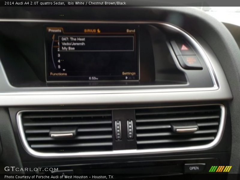 Ibis White / Chestnut Brown/Black 2014 Audi A4 2.0T quattro Sedan