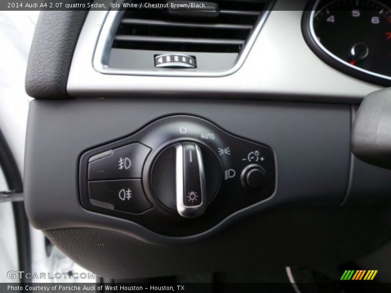 Ibis White / Chestnut Brown/Black 2014 Audi A4 2.0T quattro Sedan
