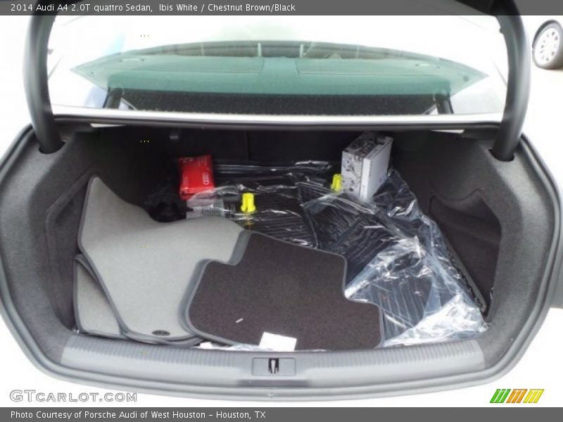 Ibis White / Chestnut Brown/Black 2014 Audi A4 2.0T quattro Sedan