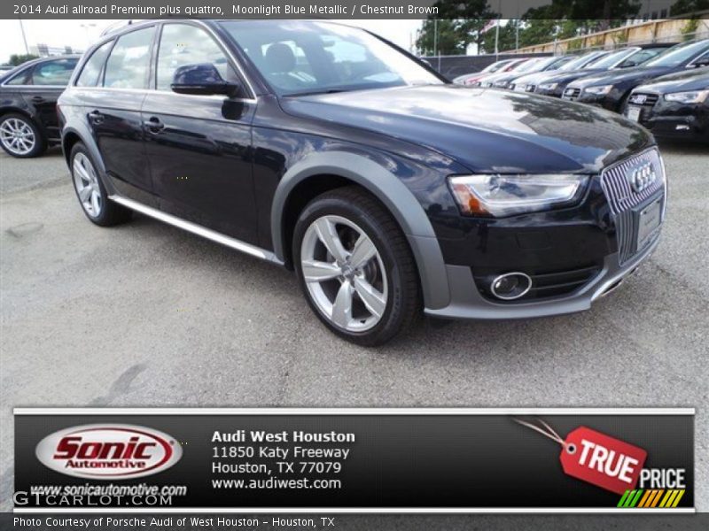 Moonlight Blue Metallic / Chestnut Brown 2014 Audi allroad Premium plus quattro