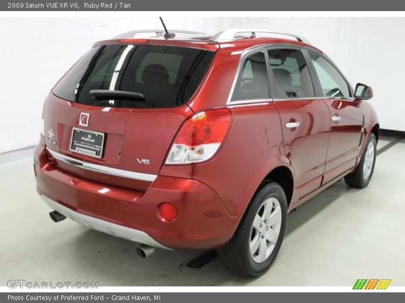 Ruby Red / Tan 2009 Saturn VUE XR V6