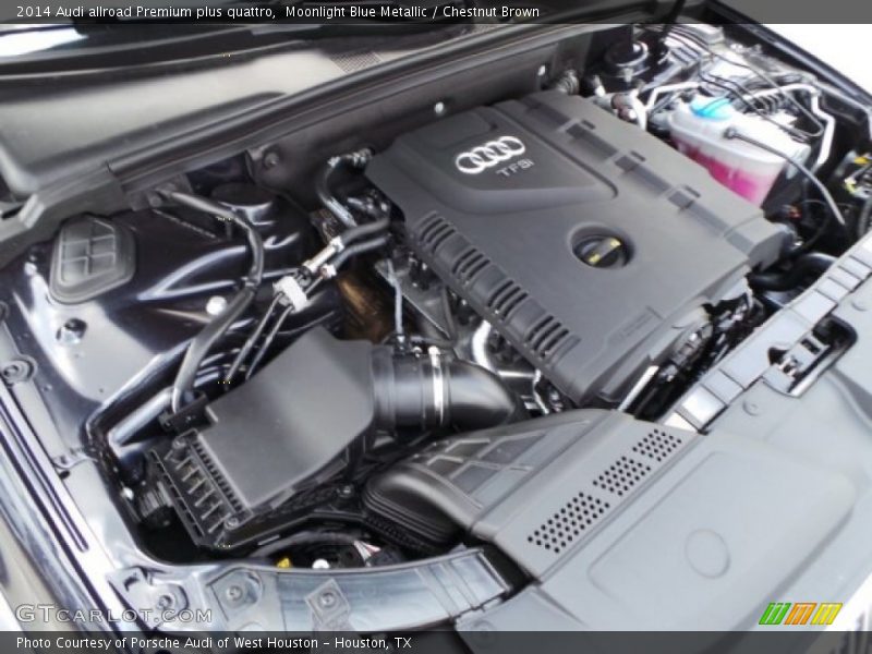 Moonlight Blue Metallic / Chestnut Brown 2014 Audi allroad Premium plus quattro