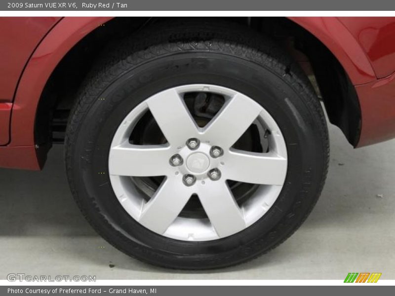 Ruby Red / Tan 2009 Saturn VUE XR V6