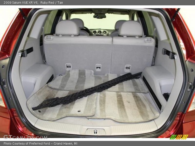Ruby Red / Tan 2009 Saturn VUE XR V6