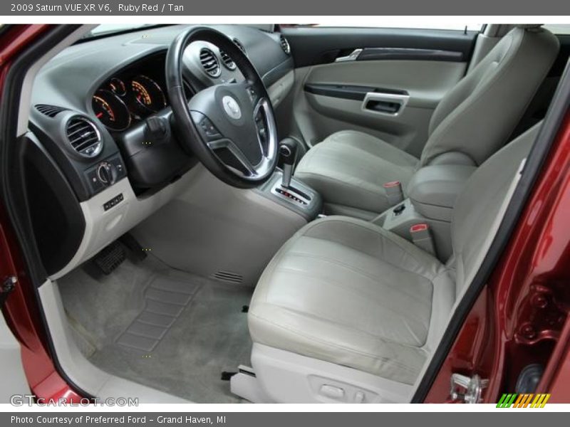 Ruby Red / Tan 2009 Saturn VUE XR V6