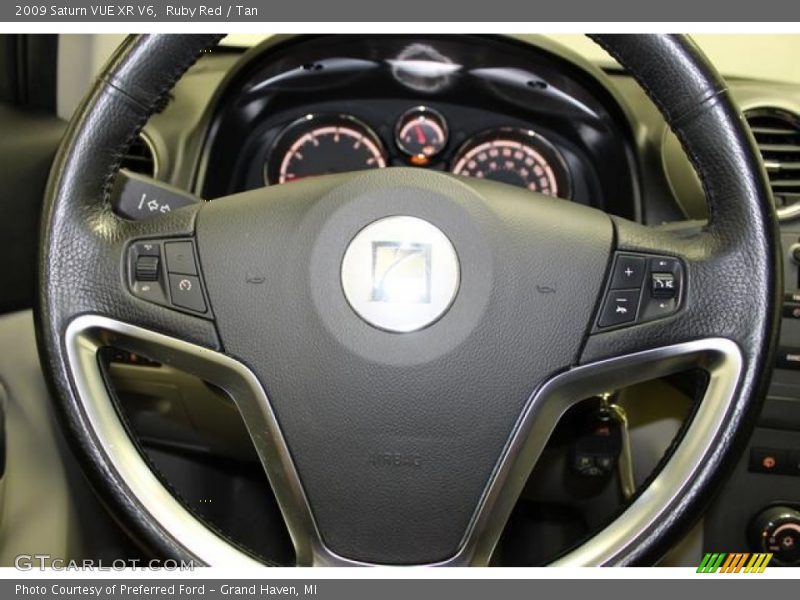Ruby Red / Tan 2009 Saturn VUE XR V6