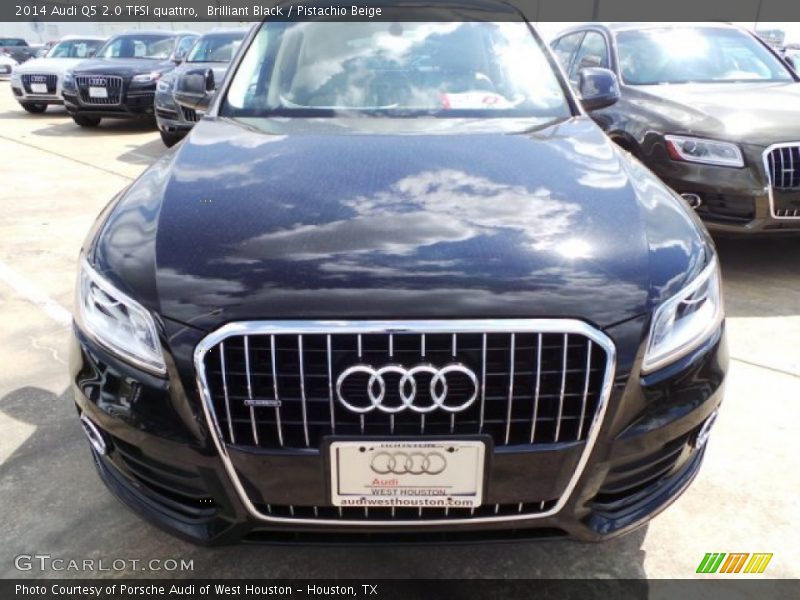 Brilliant Black / Pistachio Beige 2014 Audi Q5 2.0 TFSI quattro
