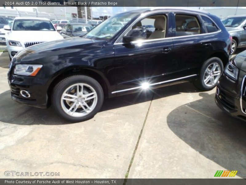 Brilliant Black / Pistachio Beige 2014 Audi Q5 2.0 TFSI quattro