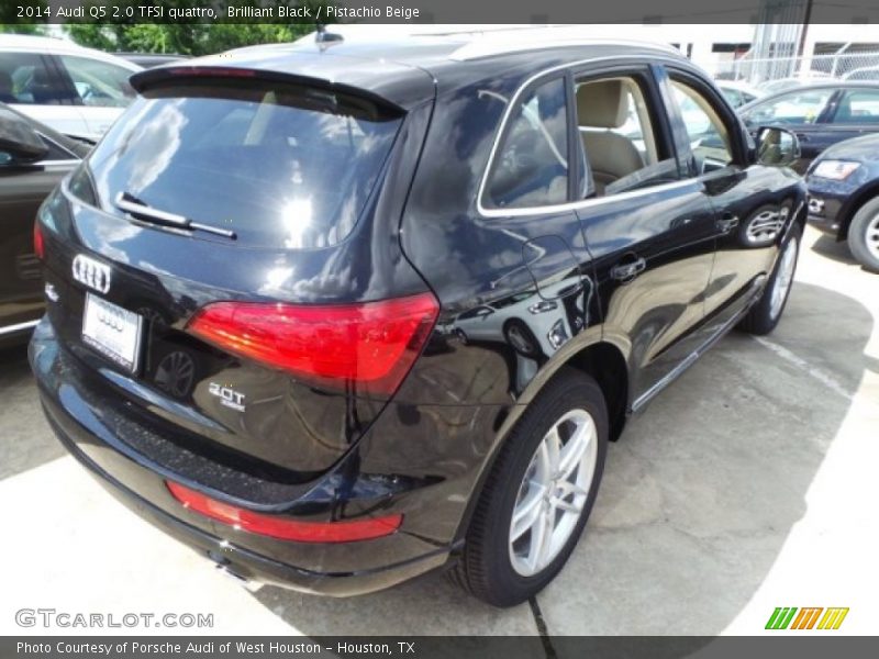 Brilliant Black / Pistachio Beige 2014 Audi Q5 2.0 TFSI quattro
