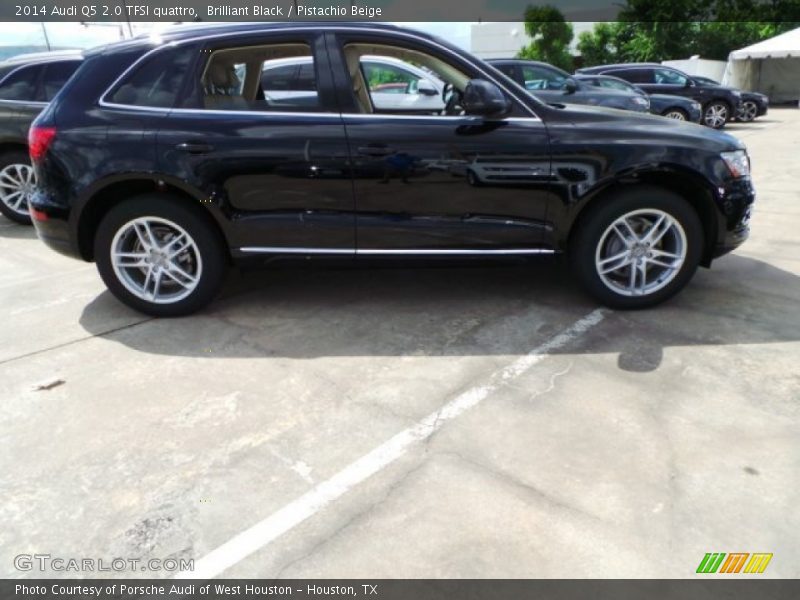 Brilliant Black / Pistachio Beige 2014 Audi Q5 2.0 TFSI quattro