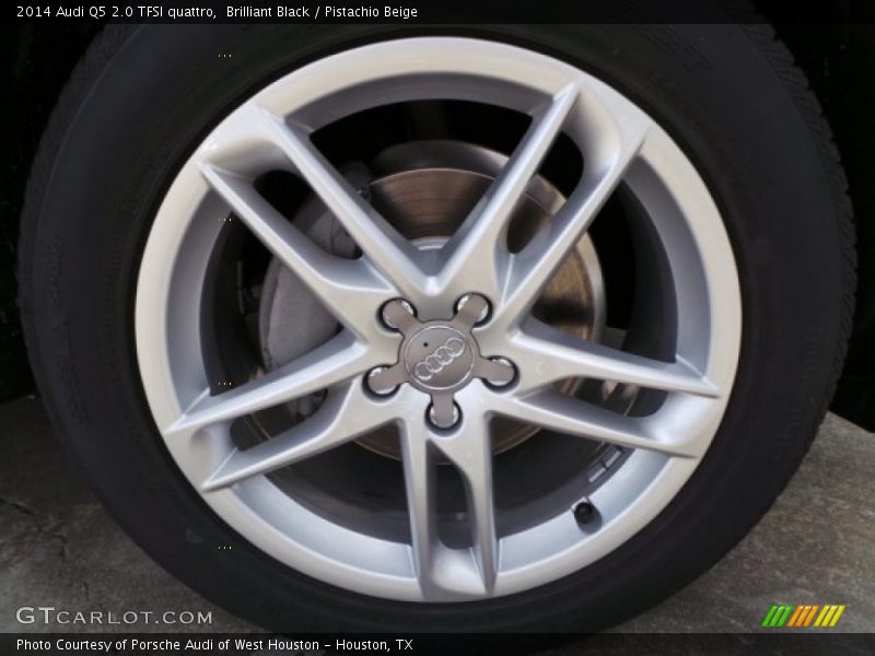 Brilliant Black / Pistachio Beige 2014 Audi Q5 2.0 TFSI quattro