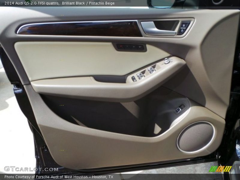 Brilliant Black / Pistachio Beige 2014 Audi Q5 2.0 TFSI quattro