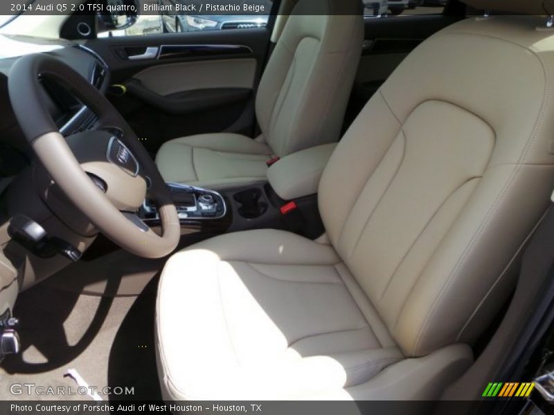 Brilliant Black / Pistachio Beige 2014 Audi Q5 2.0 TFSI quattro