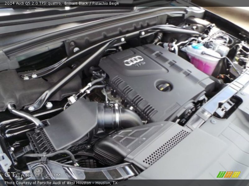 Brilliant Black / Pistachio Beige 2014 Audi Q5 2.0 TFSI quattro