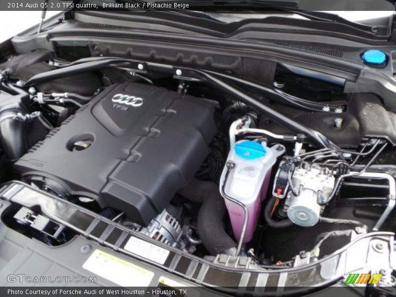 Brilliant Black / Pistachio Beige 2014 Audi Q5 2.0 TFSI quattro