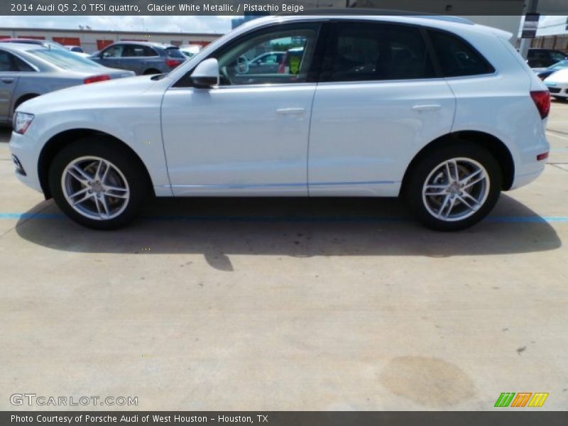 Glacier White Metallic / Pistachio Beige 2014 Audi Q5 2.0 TFSI quattro