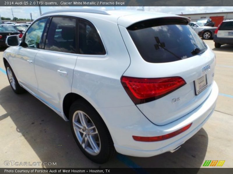 Glacier White Metallic / Pistachio Beige 2014 Audi Q5 2.0 TFSI quattro