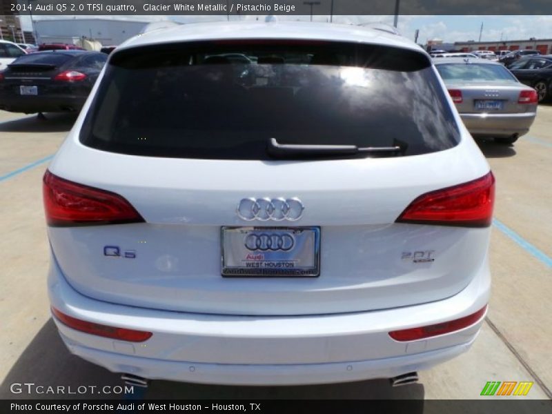 Glacier White Metallic / Pistachio Beige 2014 Audi Q5 2.0 TFSI quattro
