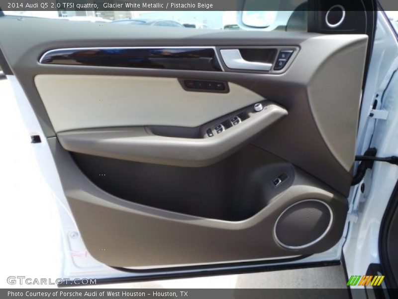 Glacier White Metallic / Pistachio Beige 2014 Audi Q5 2.0 TFSI quattro