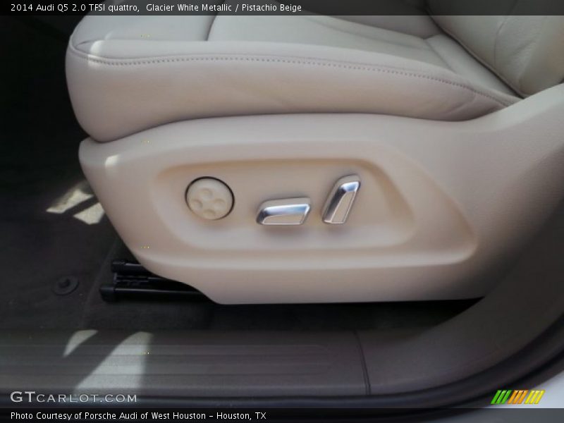 Glacier White Metallic / Pistachio Beige 2014 Audi Q5 2.0 TFSI quattro