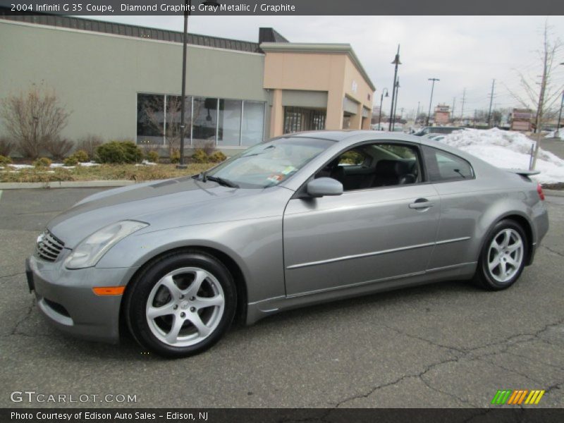 Diamond Graphite Gray Metallic / Graphite 2004 Infiniti G 35 Coupe
