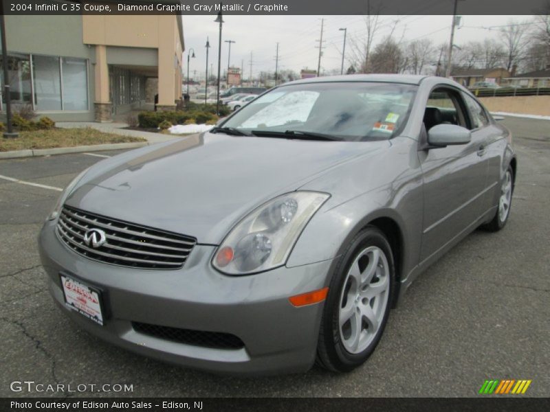 Diamond Graphite Gray Metallic / Graphite 2004 Infiniti G 35 Coupe