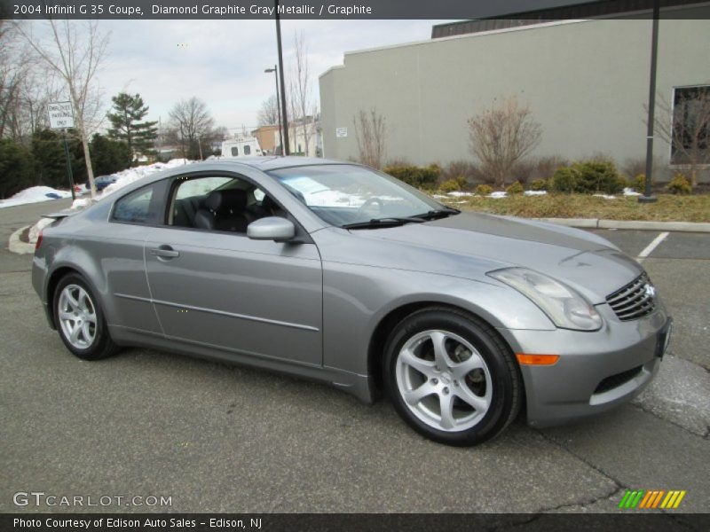 Diamond Graphite Gray Metallic / Graphite 2004 Infiniti G 35 Coupe