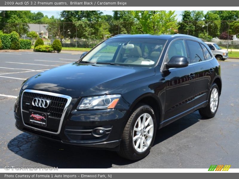 Brilliant Black / Cardamom Beige 2009 Audi Q5 3.2 Premium quattro