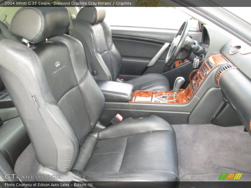 Diamond Graphite Gray Metallic / Graphite 2004 Infiniti G 35 Coupe