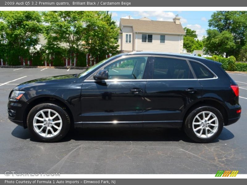 Brilliant Black / Cardamom Beige 2009 Audi Q5 3.2 Premium quattro