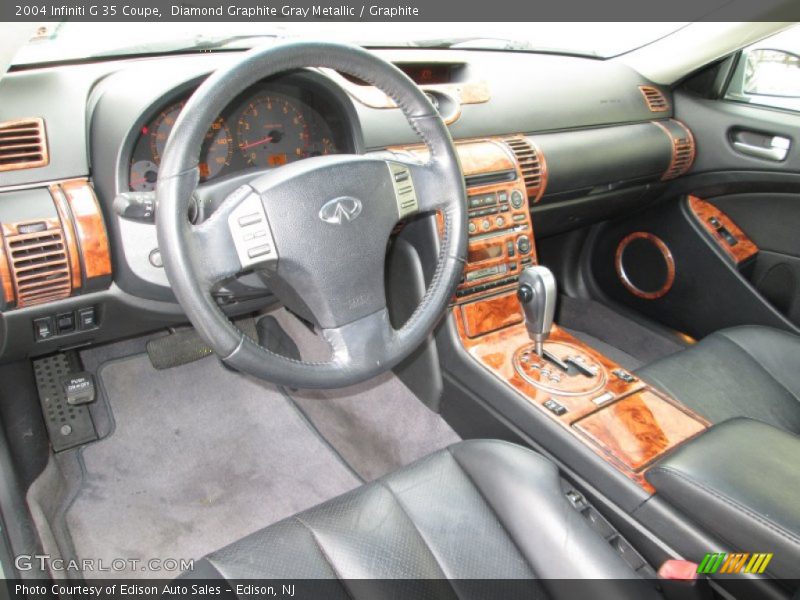 Diamond Graphite Gray Metallic / Graphite 2004 Infiniti G 35 Coupe